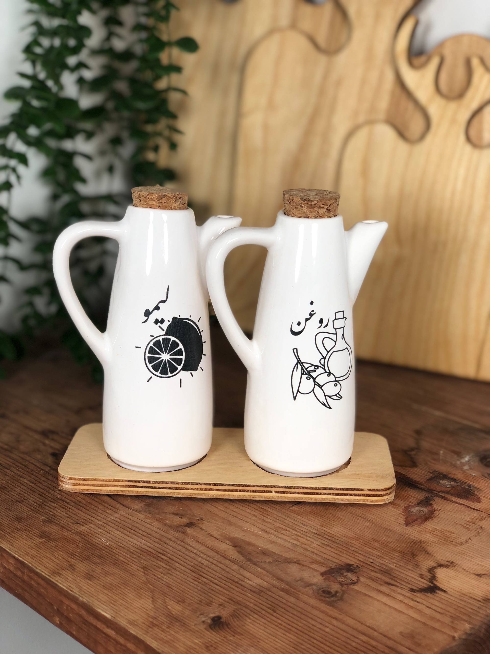 ست ابلیمو و روغن ریز رومیزی