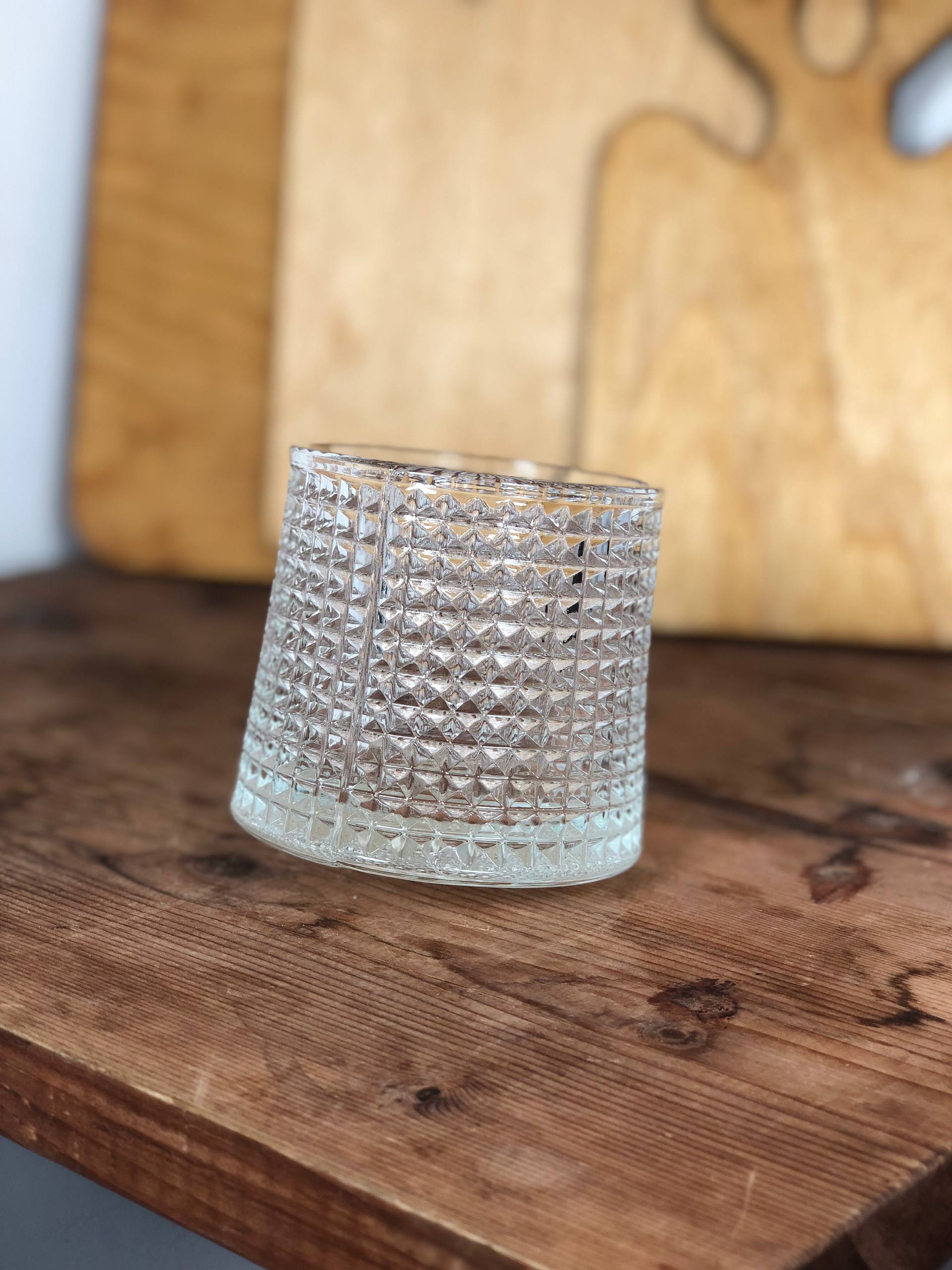 لیوان چرخشی شیشه ای