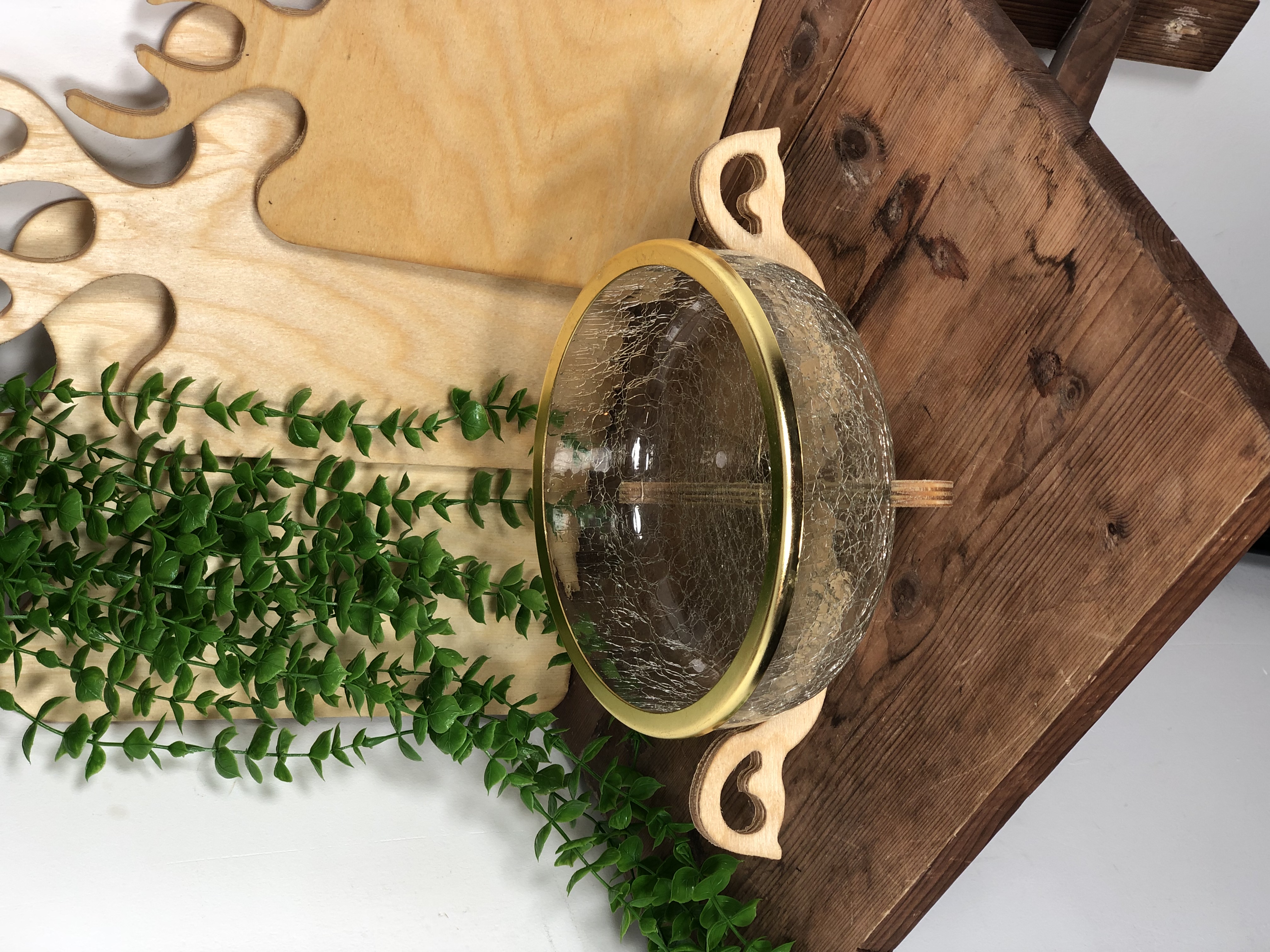 شیرینی خوری کوچیک آبگز لب طلا 