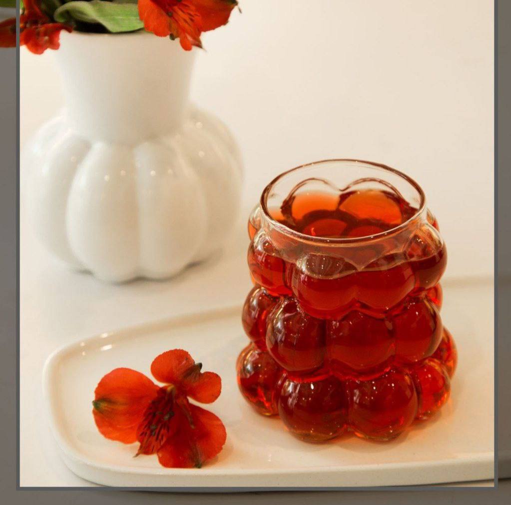 لیوان برفی شیشه ای
