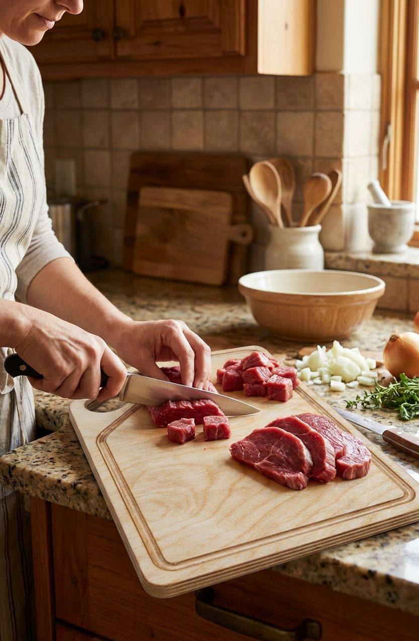 تخته گوشت مستطیل