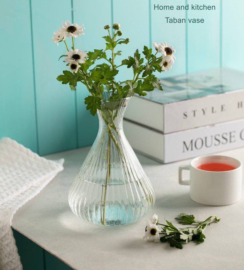 گلدان شیشه ای خمره ای